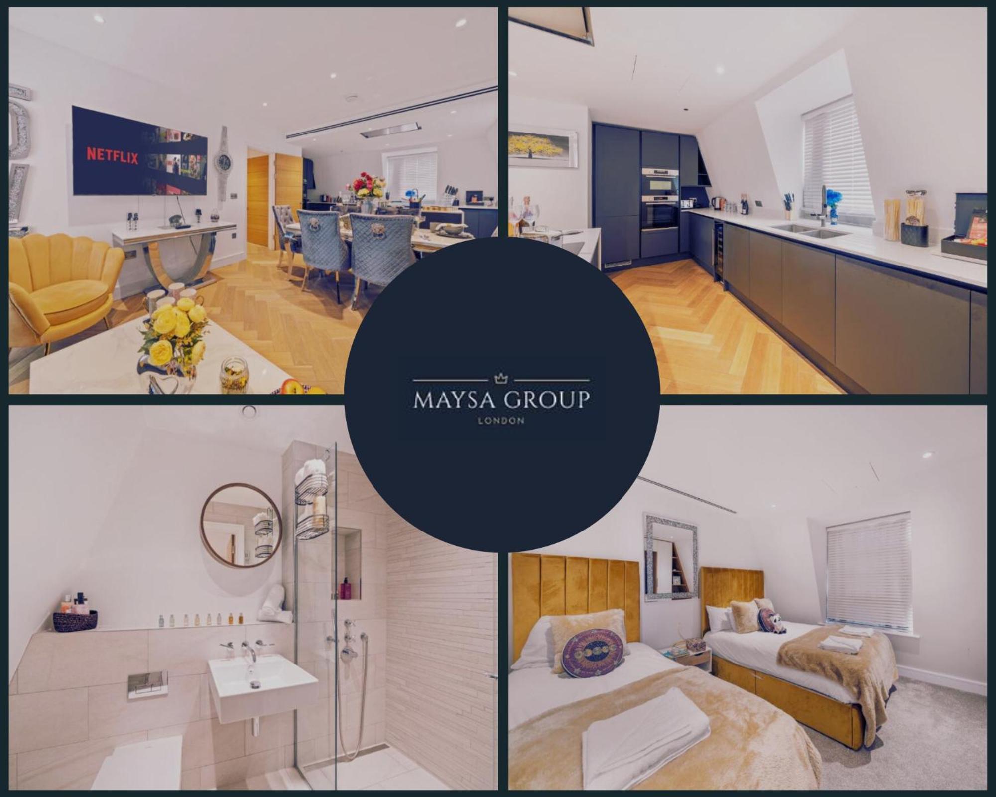 Marble Arch Luxury 3-Bedroom Penthouse Haven 73 런던 외부 사진